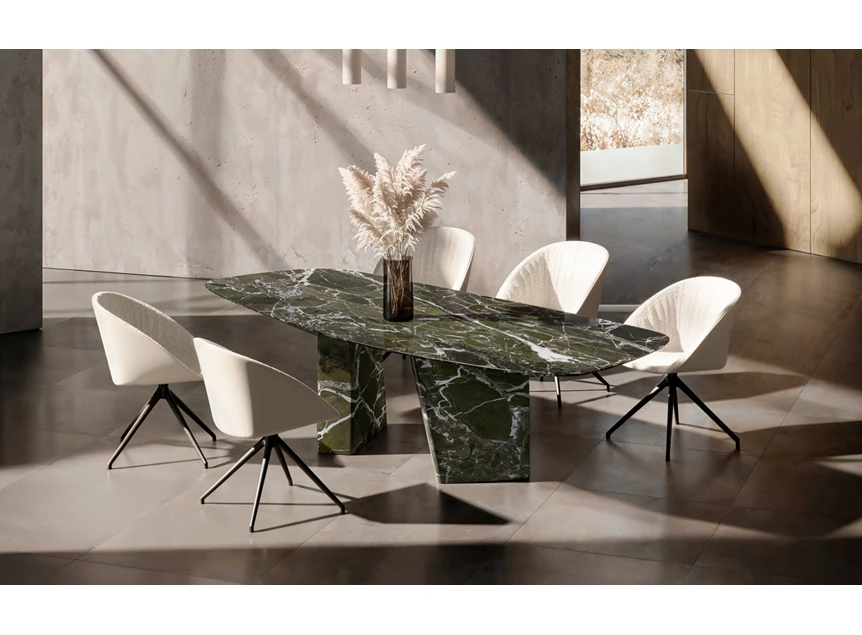 Sfeerfoto Eettafel Paramount Single natuursteen Draenert