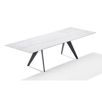 Verlengbare eettafel Atlas 1280 base 5 natuursteen Draenert