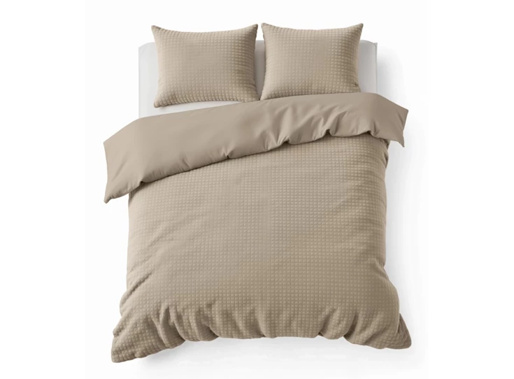 Check teddy taupe 200x220