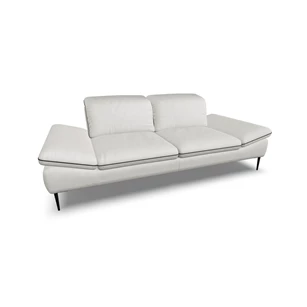 Salon sofa 3-zit Enjoy&More leder wit Willi Schillig