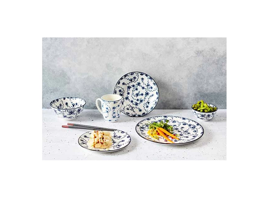 flor plat bord set/4 D20cm sfeerfoto