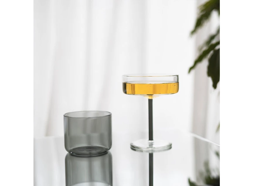 Glass 29cl grijs fizz-set/4 ona sfeerfoto
