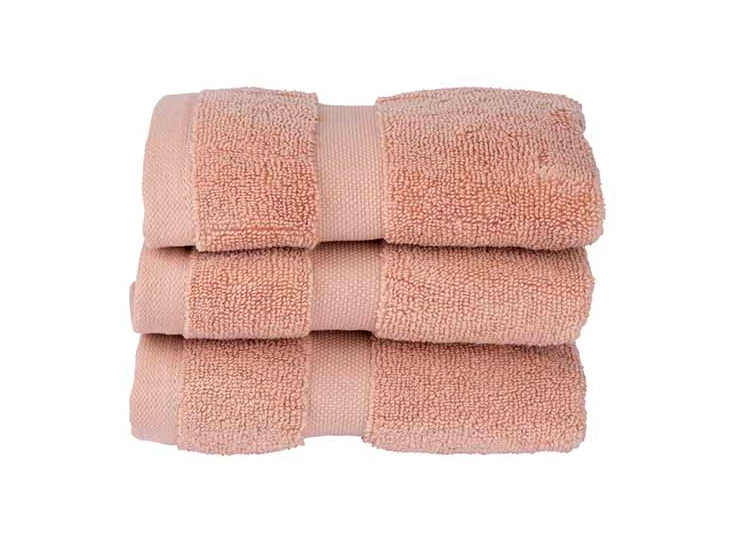 gasthanddoek S/3 puur misty rose 30x50