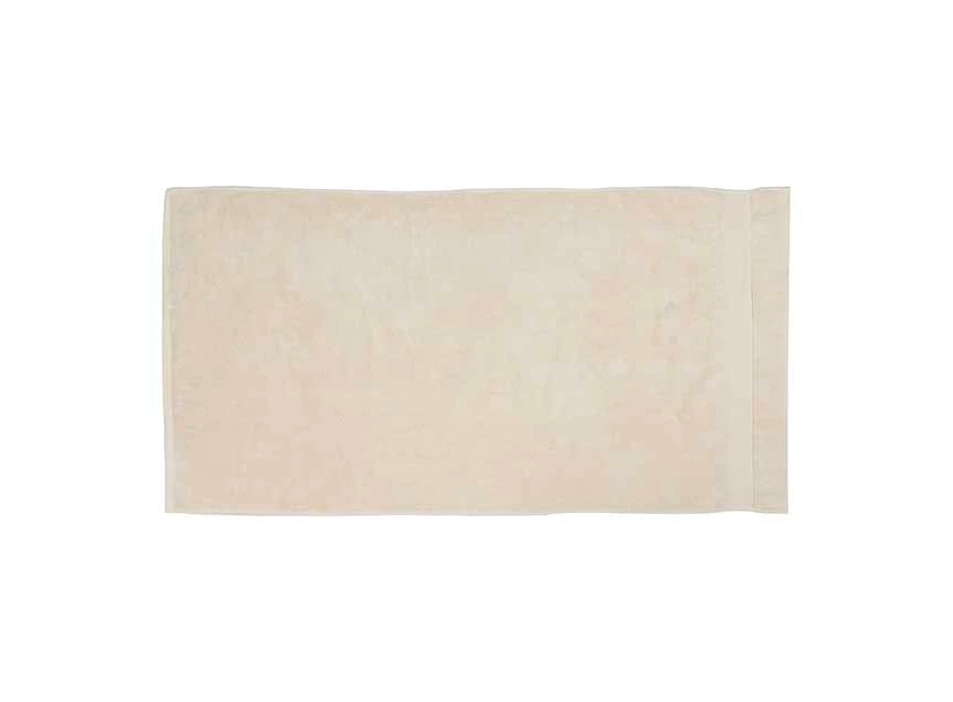 badhanddoek puur cream 70x140 open