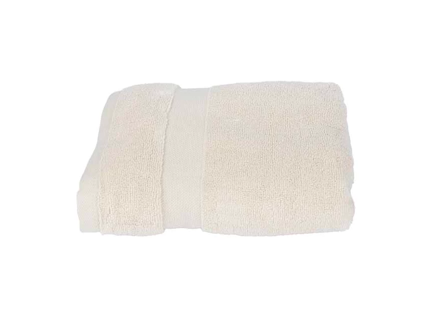 handdoek puur cream 50x100 katoen