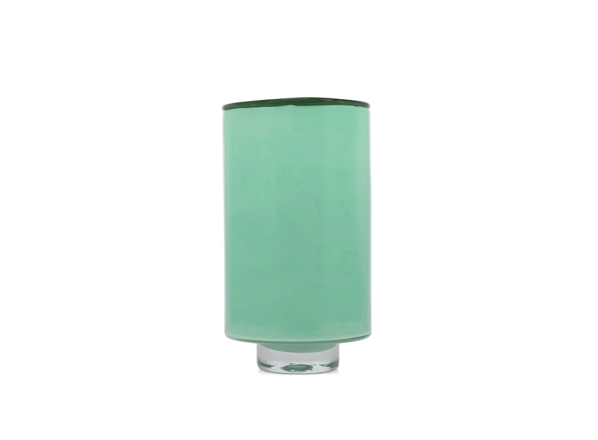 Vase 15xh26cm pistachio groen Milo ONA