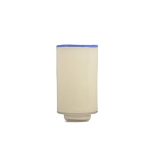 Vase 12xh21.5cm cream wit Milo ONA