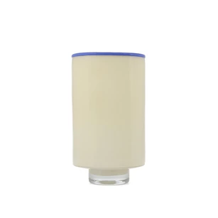 Vase 15xh26cm cream wit Milo ONA