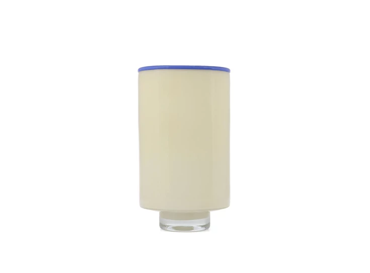 Vase 15xh26cm cream wit Milo ONA