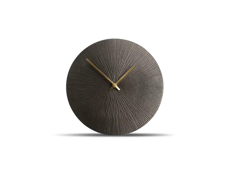 825032 Salt and Pepper S&P Tafelklok Zone Ribble Ø20cm Zwart Voorkant