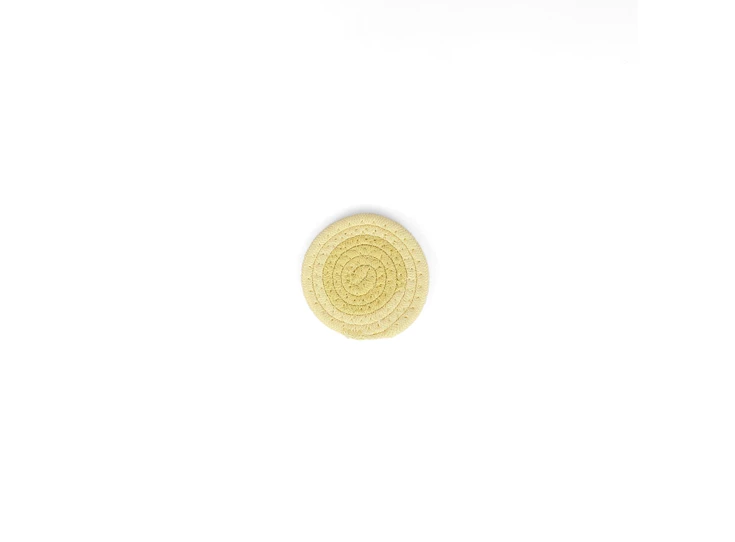 onderzetter 10cm Sunny geel Piff-set/4