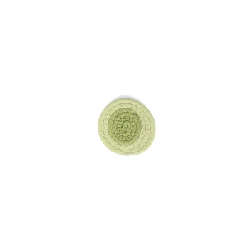Onderzetter 10cm pistachio groen Piff-set/4
