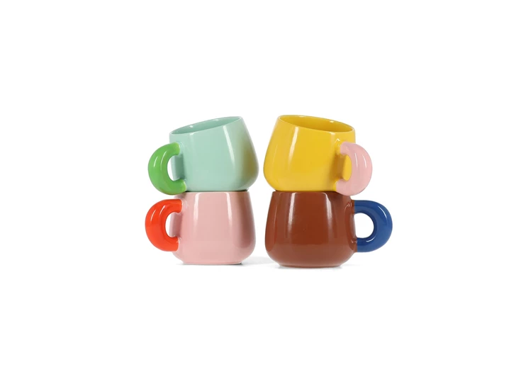 Mug 47cl turquoise Coco sfeerfoto