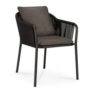 Armstoel Capitan tuinstoel Dining Chair Outdoor Dark Bronze 60222 Ethnicraft