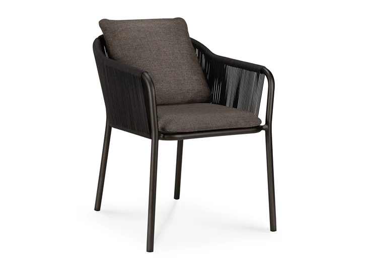 Armstoel Capitan tuinstoel Dining Chair Outdoor Dark Bronze 60222 Ethnicraft