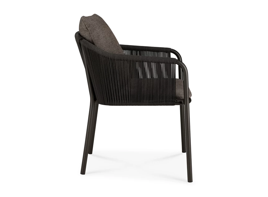 Zijkant Armstoel Capitan tuinstoel Dining Chair Outdoor Dark Bronze 60222 Ethnicraft