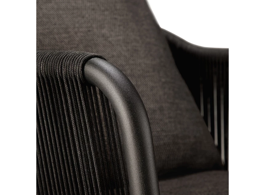 Frame Armstoel Capitan tuinstoel Dining Chair Outdoor Dark Bronze 60222 Ethnicraft