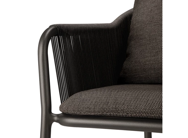 Armleuning Armstoel Capitan tuinstoel Dining Chair Outdoor Dark Bronze 60222 Ethnicraft