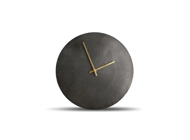 825030 Salt and Pepper S&P Tafelklok Zone Ø20cm Zwart Voorkant