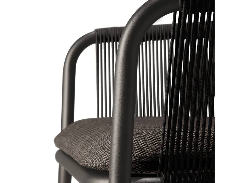 Buitenkant Armstoel Capitan tuinstoel Dining Chair Outdoor Dark Bronze 60222 Ethnicraft
