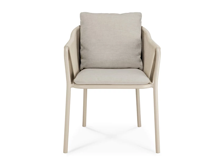 Front Armstoel Capitan tuinstoel Dining Chair Outdoor Sand 60221 Ethnicraft