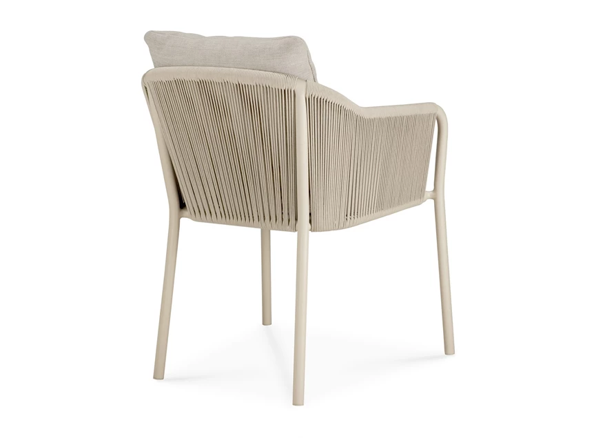 Achterkant Armstoel Capitan tuinstoel Dining Chair Outdoor Sand 60221 Ethnicraft