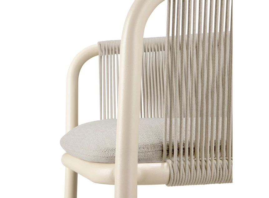 Buitenkant Armstoel Capitan tuinstoel Dining Chair Outdoor Sand 60221 Ethnicraft