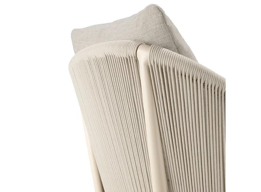 Rug koord Armstoel Capitan tuinstoel Dining Chair Outdoor Sand 60221 Ethnicraft