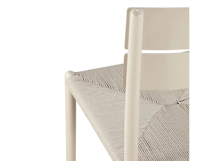 Rugleuning Stoel Elin tuinstoel Outdoor Dining Chair Sand 60573 Ethnicraft
