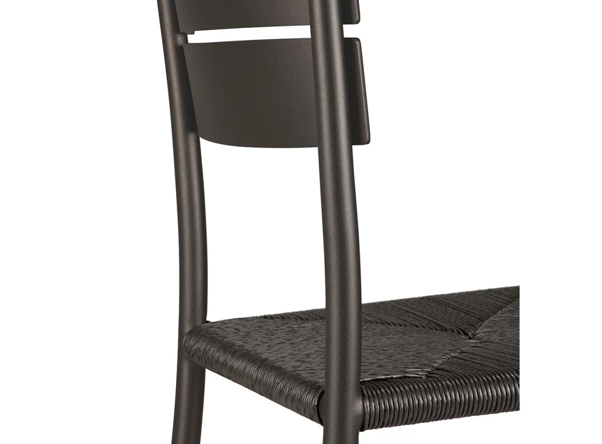 Zijde Stoel Elin tuinstoel Outdoor Dining Chair Dark Bronze 60571 Ethnicraft