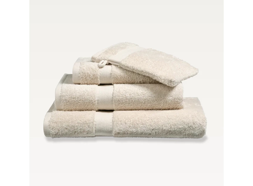 handdoek cream tan 60x110 prestige plain