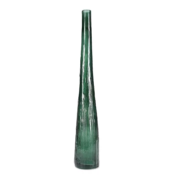 Vaas 9xh59cm donkergroen Twig