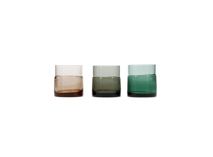 Glas 31.5cl groen Mono-set/2 ander opties
