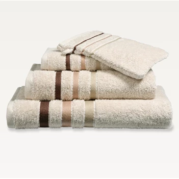 handdoek cream tan 70x140 prestige lines