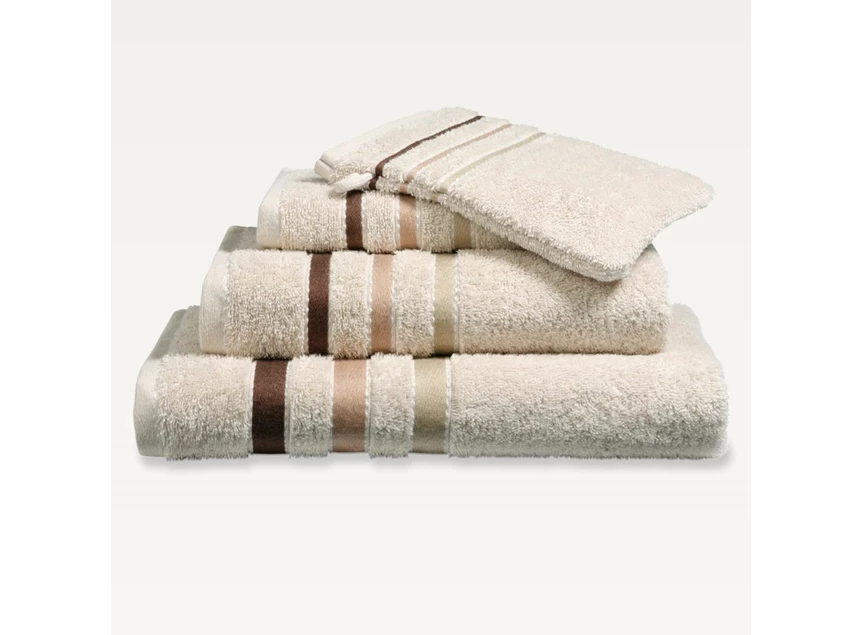 handdoek cream tan 70x140 prestige lines