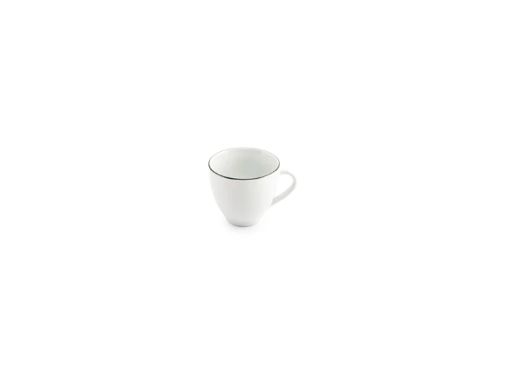 Kop 20cl green Rim basic white zij aanzicht