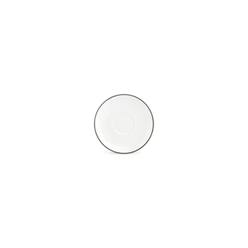 Schotel 14.5cm green Rim basic white