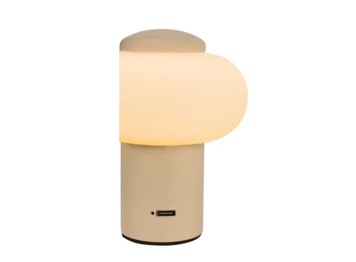 Gustav taffellamp beige aansluiting