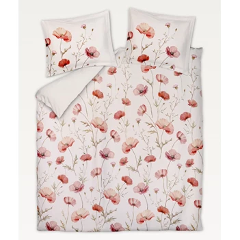poppy fields dekbedovertrekset cream tan 240x200/220