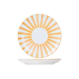 Cabana dessertbord 20.5cm oranje