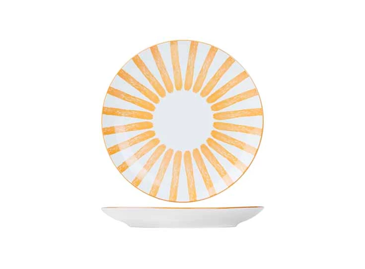 Cabana dessertbord 20.5cm oranje