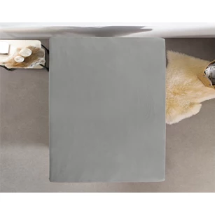 dubbel jersey hoeslaken grijs 80/100x220