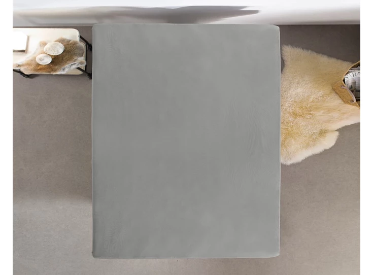 dubbel jersey hoeslaken grijs 80/100x220