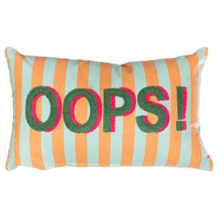 Kussen OOPS multikleur 30x50 katoen