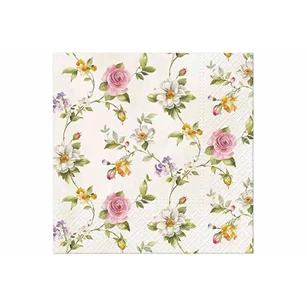 Servet tender roses 33x33 set20
