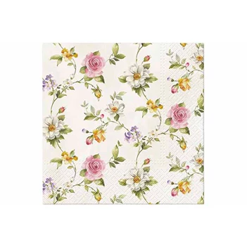 Servet tender roses 33x33 set20