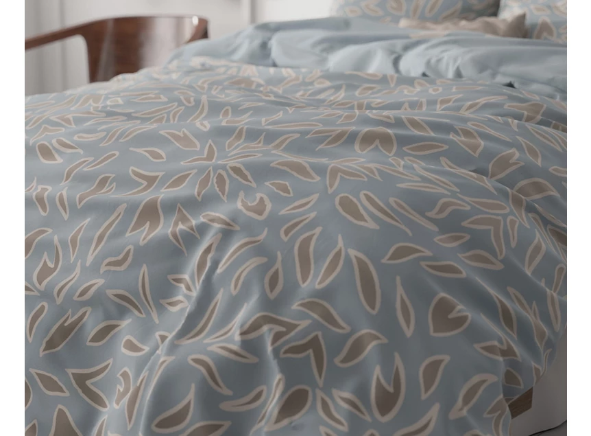 Belia blauw 240x200/220 print