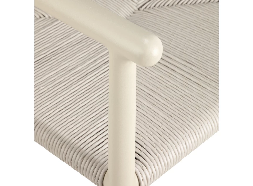 Bovenkant Armstoel Elin tuinstoel Outdoor Dining Chair With Arms Sand 60574 Ethnicraft