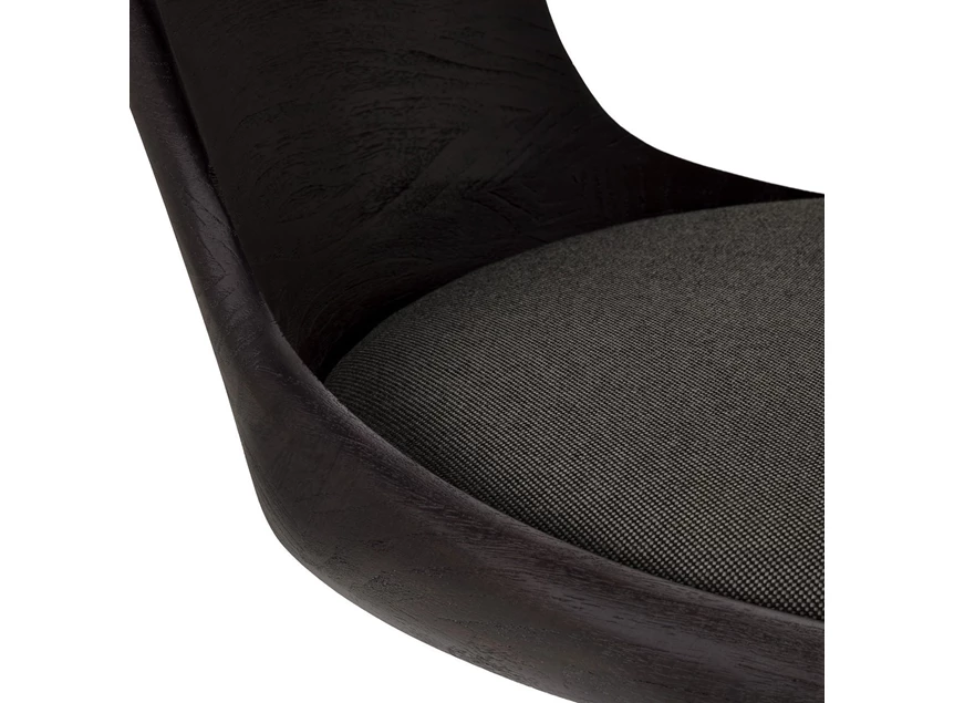 Kussen stof Bureaustoel Teak Flow Dark Brown Office Chair 10581 Ethnicraft