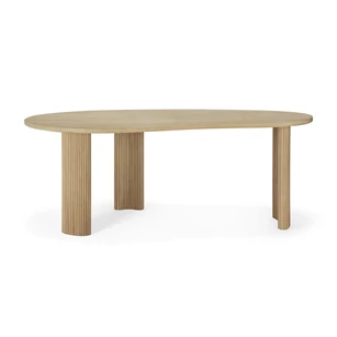 Bureau Oak Boomerang Desk 50795 Ethnicraft